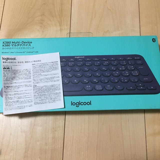 logicool K380 マルチデバイス キーボード スマホ/家電/カメラのPC/タブレット(PC周辺機器)の商品写真