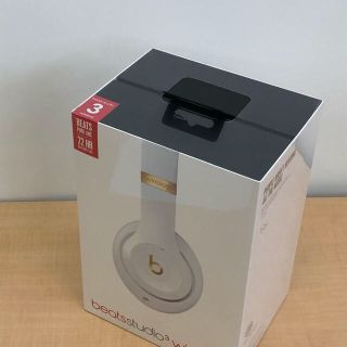 ビーツバイドクタードレ(Beats by Dr Dre)の Beats Studio3 Wireless ヘッドフォン - ホワイト(ヘッドフォン/イヤフォン)