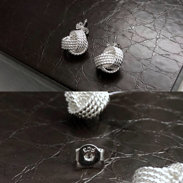 silver925   twist chain pierce レディースのアクセサリー(ピアス)の商品写真