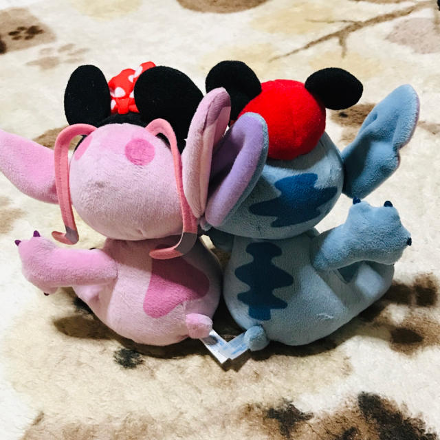 STITCH(スティッチ)のスティッチ&エンジェル ぬいぐるみ エンタメ/ホビーのおもちゃ/ぬいぐるみ(ぬいぐるみ)の商品写真