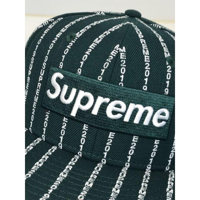 19ss Supreme ニューエラ キャップ 緑 7 5/8