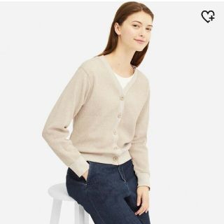 ユニクロ(UNIQLO)のUNIQLO ワッフルカーディガン(カーディガン)