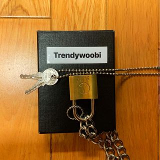 バレンシアガ(Balenciaga)のtrendy woobie 南京錠ネックレス(ネックレス)