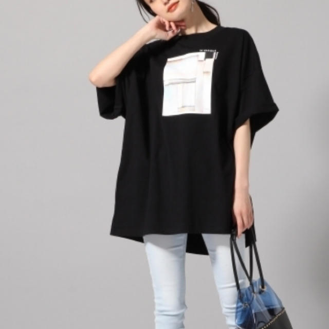 JEANASIS(ジーナシス)のJEANASIS　BIGフォトプリントTEE/795835 レディースのトップス(Tシャツ(半袖/袖なし))の商品写真