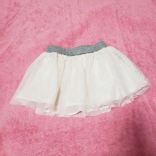 ベビーギャップ(babyGAP)のGAP 女の子90cm 白チュールスカート(スカート)