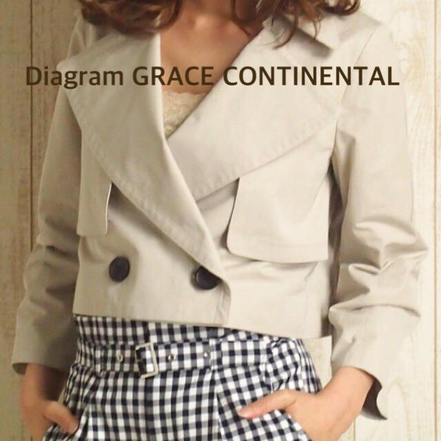 Diagram GRACE CONTINENTAL ショートトレンチジャケット