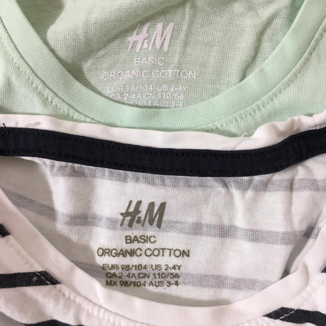 H&M(エイチアンドエム)のH&M 半袖セット☆ キッズ/ベビー/マタニティのキッズ服女の子用(90cm~)(Tシャツ/カットソー)の商品写真