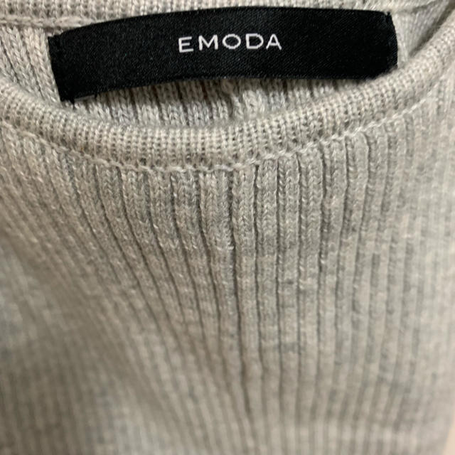 EMODA(エモダ)のEMODA アシンメトリーショルダーニットオールインワン レディースのパンツ(オールインワン)の商品写真