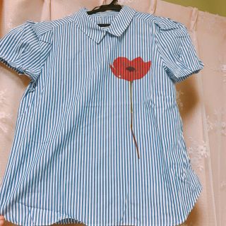 ドットアンドストライプスチャイルドウーマン(Dot&Stripes CHILDWOMAN)のdot&stripes childwoman ストライプシャツ(シャツ/ブラウス(半袖/袖なし))