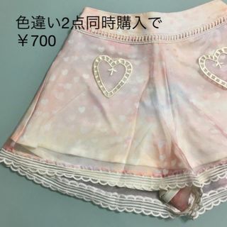 【新品】イヴスリー シフォンショーパン ピンク(ショートパンツ)