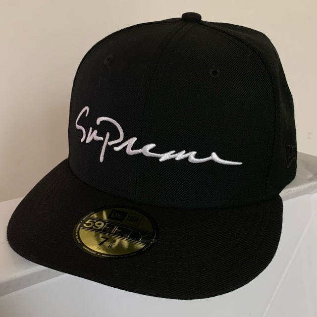 2018AW Supreme Classic Script NewEra Cap