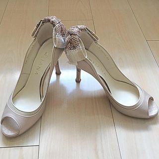 ダイアナ(DIANA)のダイアナオープントゥ サンダル パンプス  23(ハイヒール/パンプス)