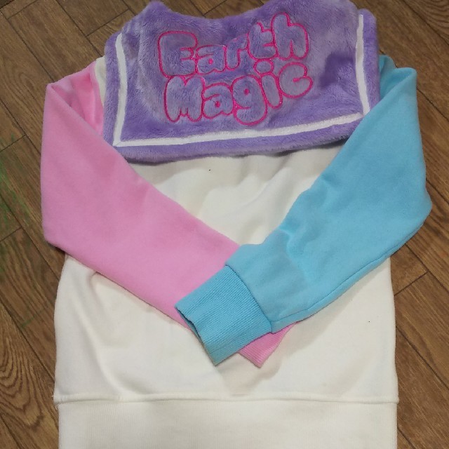 EARTHMAGIC(アースマジック)のEARTH、セーラーブルゾン130 キッズ/ベビー/マタニティのキッズ服女の子用(90cm~)(ジャケット/上着)の商品写真