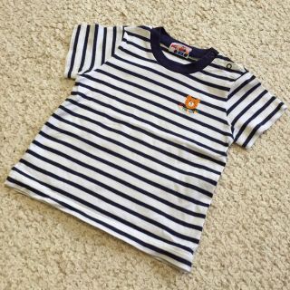 ミキハウス(mikihouse)のホットビスケッツ ボーダーTシャツ 90(その他)