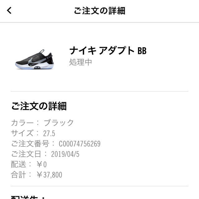 NIKE アダプトBB ナイキ 2