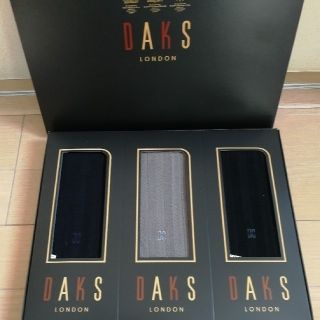 ダックス(DAKS)の紳士ビジネスソックス3足セット(ソックス)