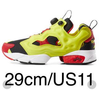 リーボック(Reebok)の29 INSTAPUMP FURY OG シトロン ポンプフューリー イエロー(スニーカー)