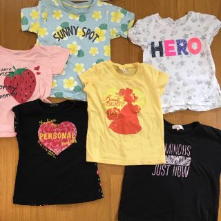 ディズニー(Disney)の【サツキ様専用】 女の子 130 半袖 Tシャツ ディズニー ベル(Tシャツ/カットソー)