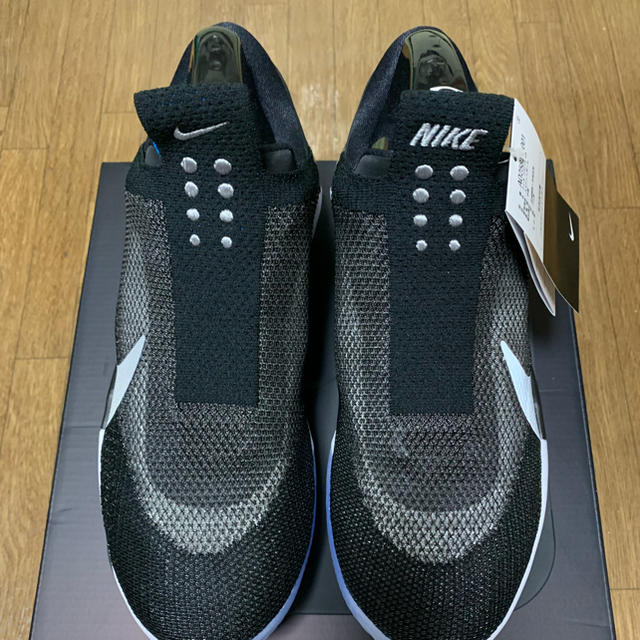 (28.0) NIKE Adapt BB Black Pure Platinum靴/シューズ