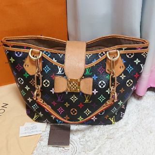 ルイヴィトン(LOUIS VUITTON)のルイヴィトン美品モノグラムマルチカラーショルダーバッグアニーMM(ショルダーバッグ)