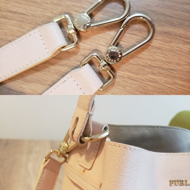 Furla(フルラ)のFURLA♡美品♡バケツバッグ♡ショルダーにも♡大人ピンク レディースのバッグ(ショルダーバッグ)の商品写真