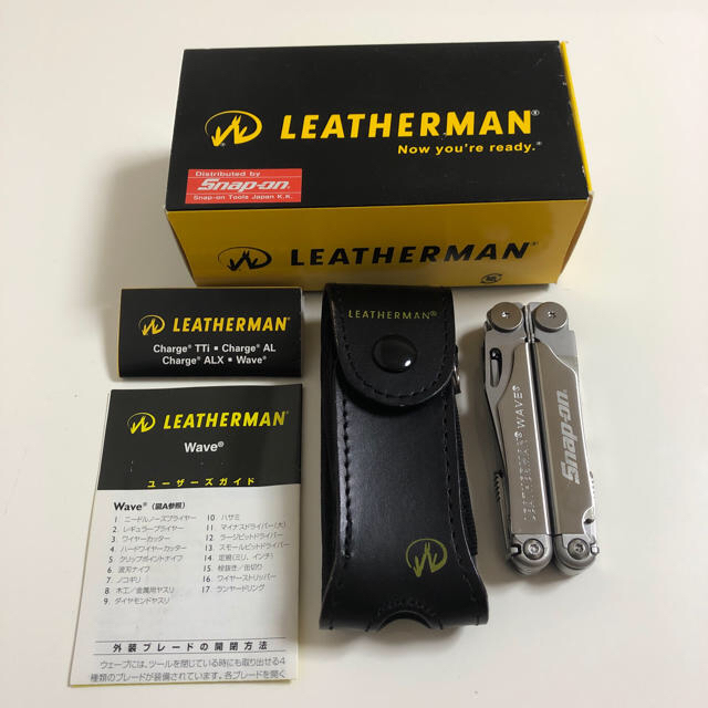 LEATHERMAN - ☆希少SNAP-ON☆LEATHERMAN WAVE レザーマン ウェーブの