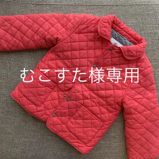 プチバトー(PETIT BATEAU)のプチバトー★オレンジ★24m★キルティング(ジャケット/上着)