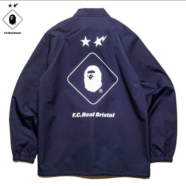 A BATHING APE - F.C.R.B Bristol APE コーチジャケット