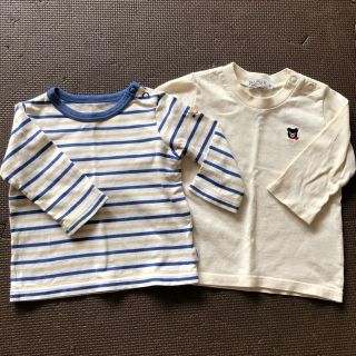 ミキハウス(mikihouse)のミキハウス ダブルB  70シャツ2枚セット(Ｔシャツ)