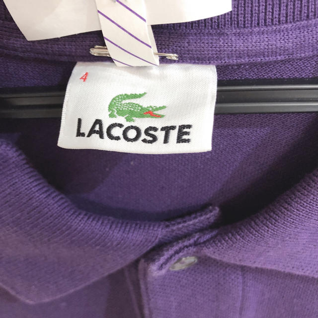 LACOSTE(ラコステ)のラコステ ポロシャツ 紫 メンズのトップス(ポロシャツ)の商品写真