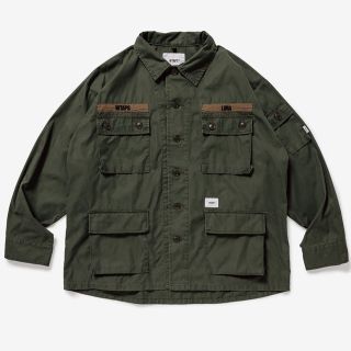 ダブルタップス(W)taps)のWTAPS JUNGLE LS 01 SHIRT NYCO OD S(シャツ)