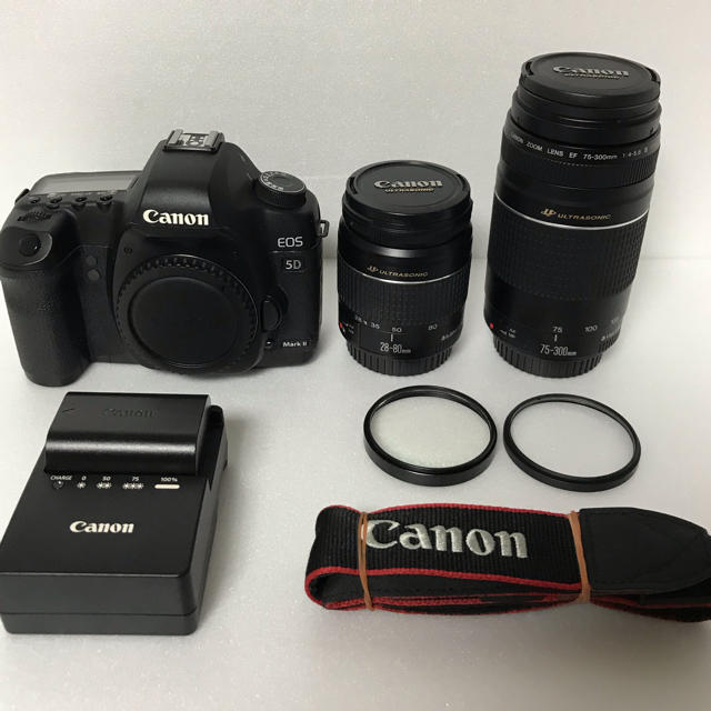 Canon - CFカード付き❤️ Canon EOS 5D MarkII ダブルレンズセット