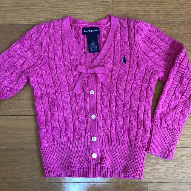 Ralph Lauren(ラルフローレン)のラルフローレン♡カーディガン キッズ/ベビー/マタニティのキッズ服女の子用(90cm~)(カーディガン)の商品写真