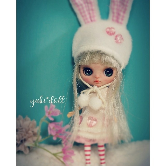 ❁❀yuki*doll✿✾ カスタムプチブライス チェリーアッシュ ハンドメイドのぬいぐるみ/人形(人形)の商品写真