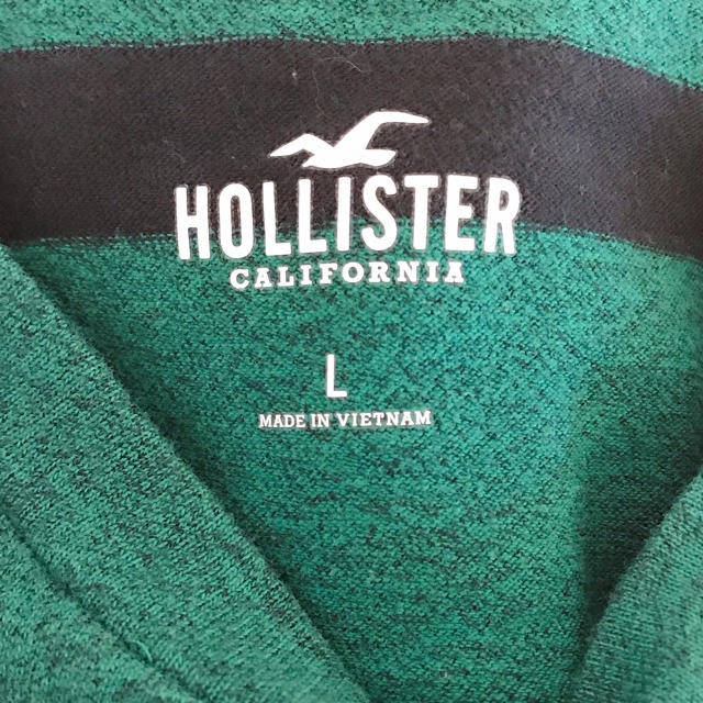 Hollister(ホリスター)のホリスター メンズ ボーダー ロンT  Lサイズ メンズのトップス(Tシャツ/カットソー(七分/長袖))の商品写真