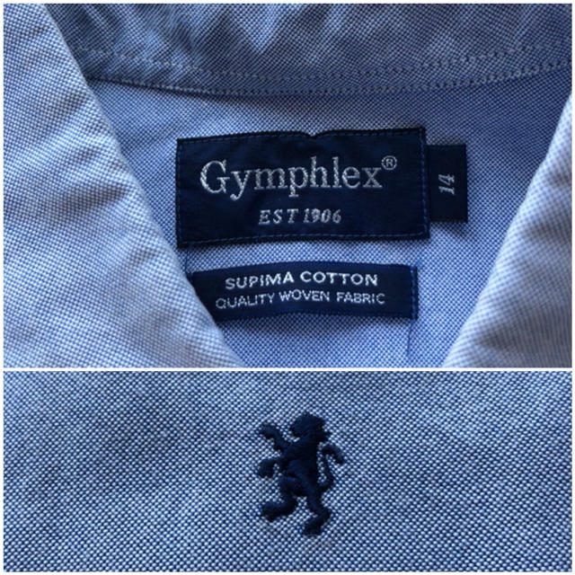 GYMPHLEX(ジムフレックス)の柴犬様専用！！Gymphlex ジムフレックス オックスフォード ボタンシャツ レディースのトップス(シャツ/ブラウス(長袖/七分))の商品写真