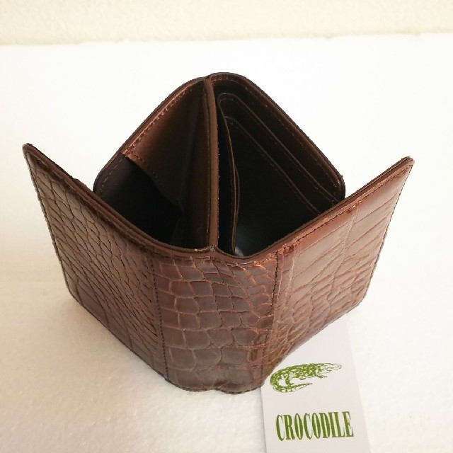 Crocodile(クロコダイル)のクロコダイル  折り財布 メンズのファッション小物(折り財布)の商品写真