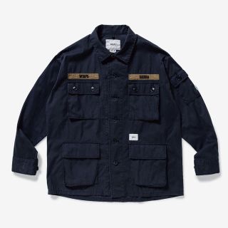 ダブルタップス(W)taps)のwtaps 19ss jungle 希少 ネイビー 新品未使用 Sサイズ(シャツ)