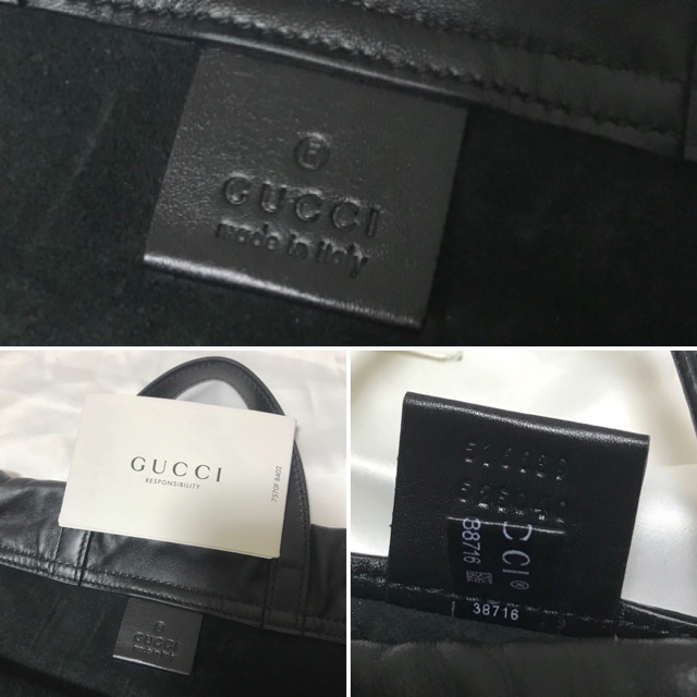 Gucci(グッチ)の【T.I様専用】GUCCI ドローストリング バックパック黒 メンズのバッグ(バッグパック/リュック)の商品写真