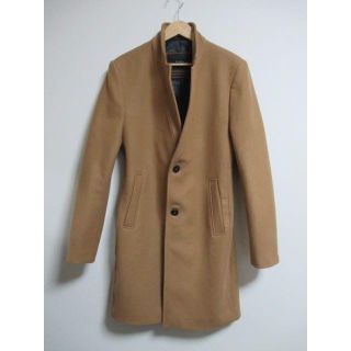 ザラ(ZARA)の☆ZARA ザラ メルトン ウール コート チェスターコート/メンズ/M☆新品(チェスターコート)