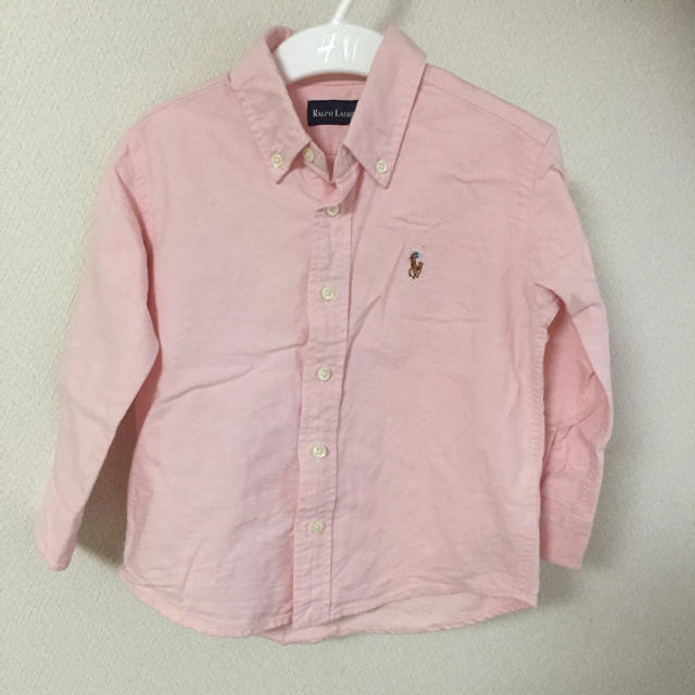 Ralph Lauren(ラルフローレン)のラルフローレン ピンクシャツ 90cm キッズ/ベビー/マタニティのキッズ服男の子用(90cm~)(ブラウス)の商品写真