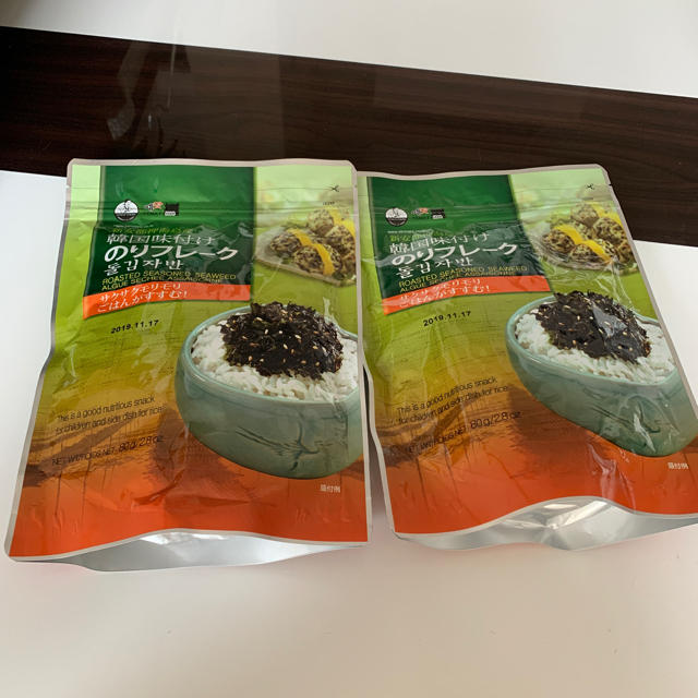 韓国のりフレーク2袋★コストコ 食品/飲料/酒の加工食品(乾物)の商品写真