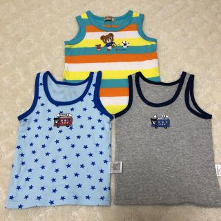 ミキハウス(mikihouse)のあや様 ミキハウス ランニング 3枚セット サイズ80(Ｔシャツ)