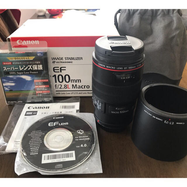 キャノン EF100mm F2.8L マクロ IS USM - レンズ(単焦点)