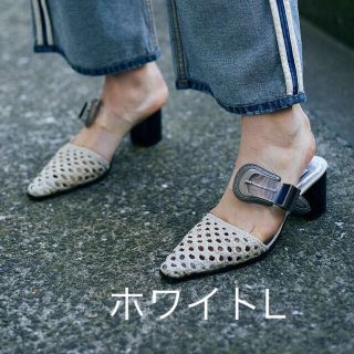 アメリヴィンテージ(Ameri VINTAGE)のBRAID UPPER HEEL(サンダル)