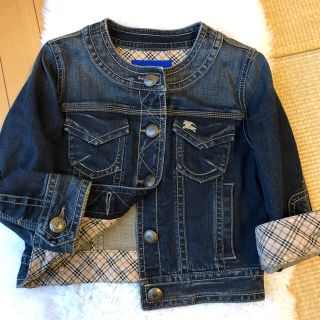 バーバリーブルーレーベル(BURBERRY BLUE LABEL)の美品本物バーバリーブルーレーベル上質コットンデニムジャケット♫(Gジャン/デニムジャケット)