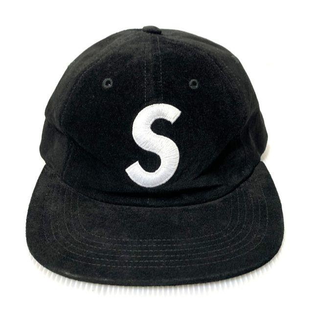 【H】16AW シュプリーム スウェード S ロゴ 6パネル キャップ 帽子帽子