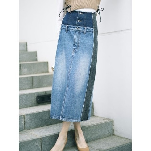 Ameri【新品】REMAKE LIKE DENIM SKIRT