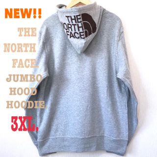 ザノースフェイス(THE NORTH FACE)の3XL相当 新品 ノースフェイス リアビュー フードロゴ パーカー XXL (パーカー)