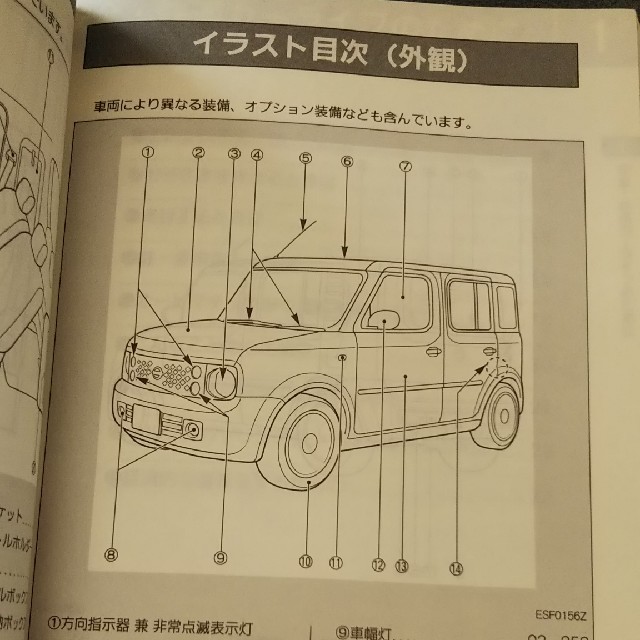 日産(ニッサン)のZ11 キューブ 取扱説明書 自動車/バイクの自動車(カタログ/マニュアル)の商品写真